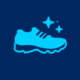 Icono de tenis recién lavados